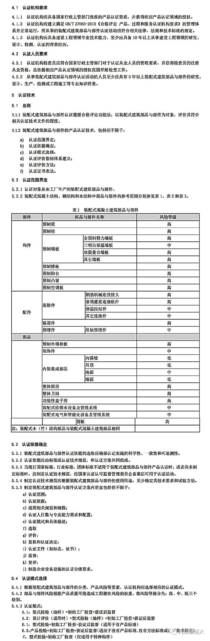 裝配式建筑部品與部件認(rèn)證通用規(guī)范